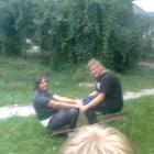 przygotowania do ogniska:)