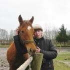 Mały kasztaniak i ja :)
